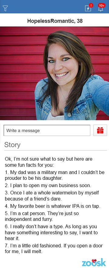 best openers for online dating profile